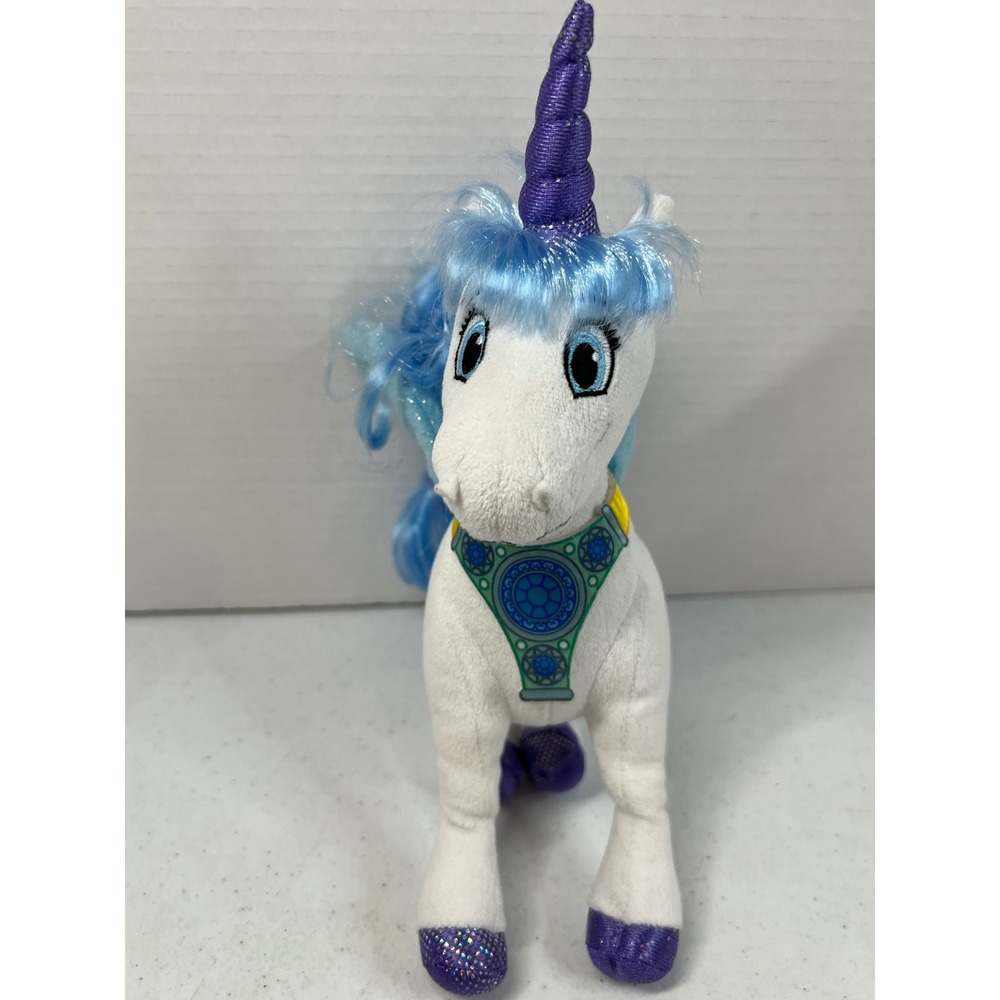 Disney Junior Sofia the First Skye the Unicorn Plush White Blue Purple 8in